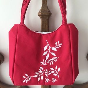 Red insulated bag/ tote NWOT